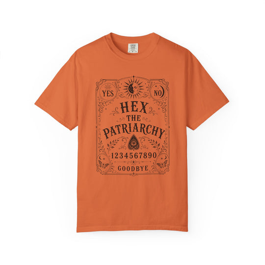 "Hex the Patriarchy" Ouija-Inspired Womens WUNDERLAND Halloween Booteek Short Sleeve Tee