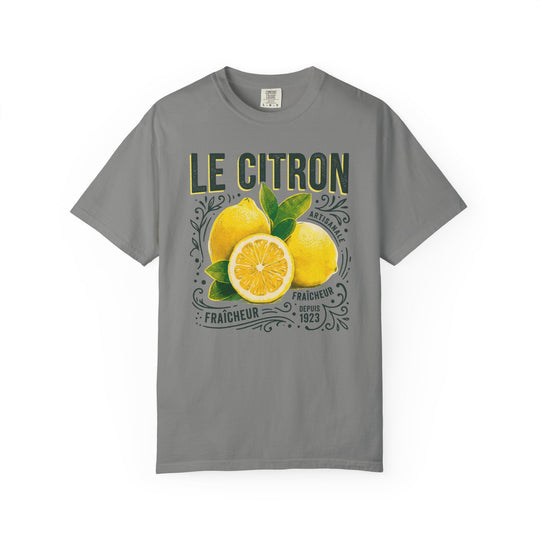 Le Citron Lemons Womens L'Atomique Relaxed Fit Comfort Colors Graphic Tee