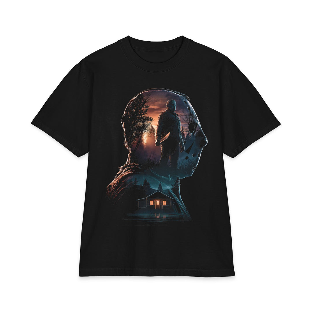 Watcher In The Woods Men’s Heavyweight Boxy Fit Halloween Tee