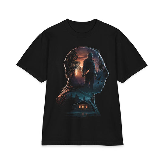 Watcher In The Woods Men’s Heavyweight Boxy Fit Halloween Tee