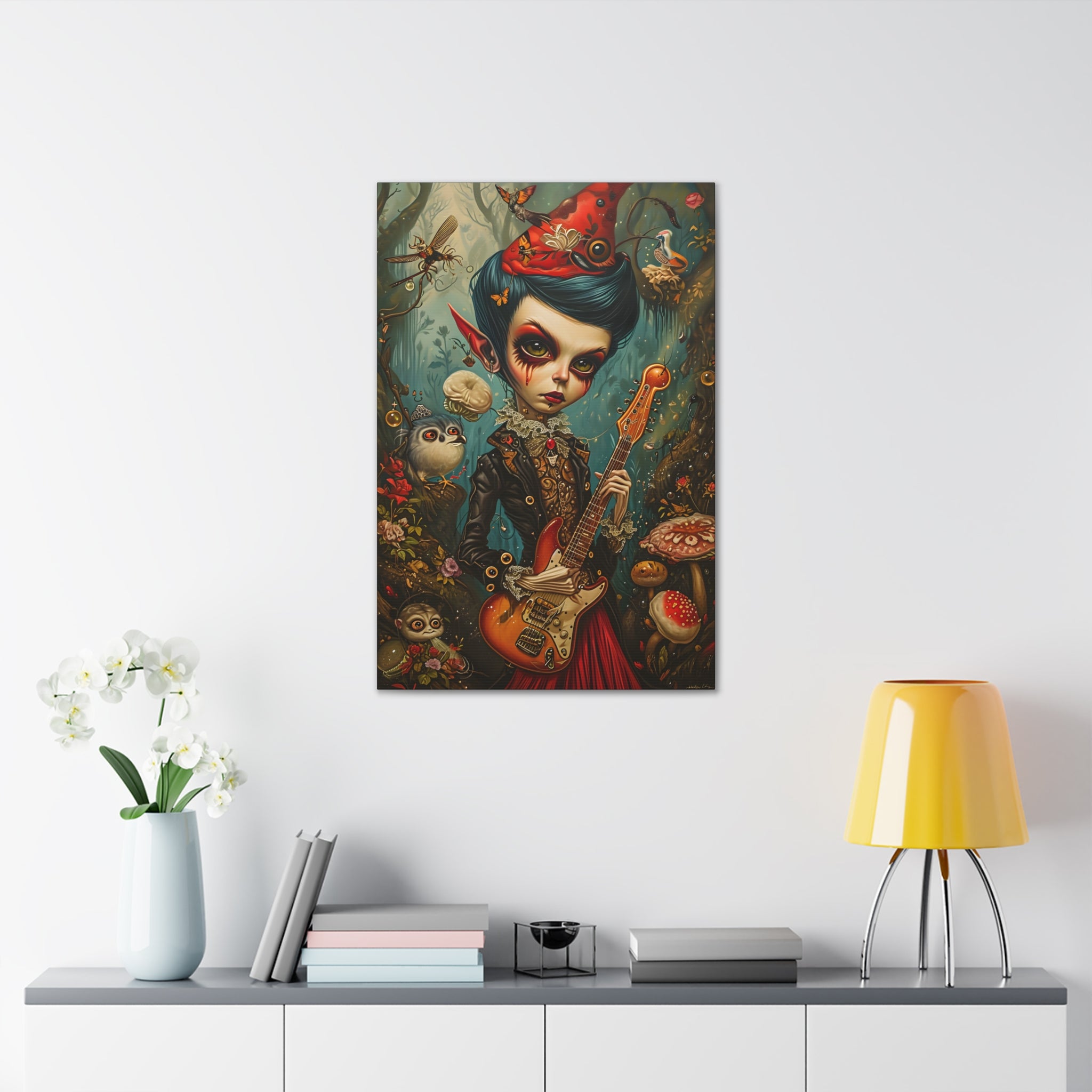 Ziggy Played Guitar Canvas Print