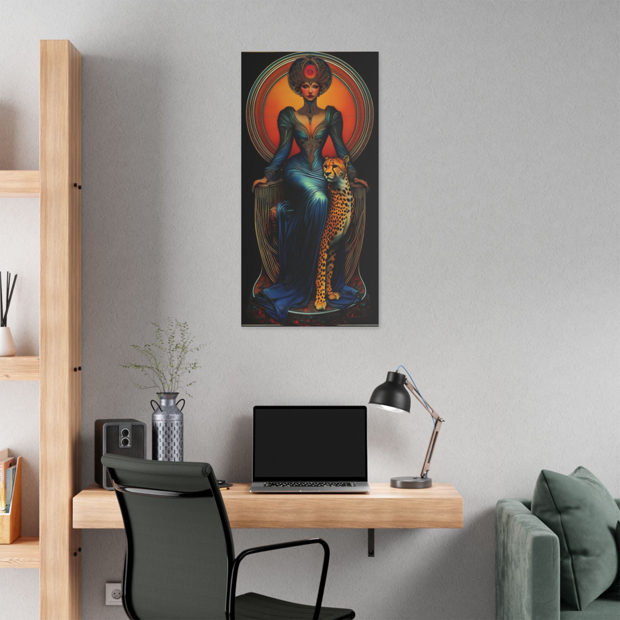 Nouveau Monarch Canvas Print