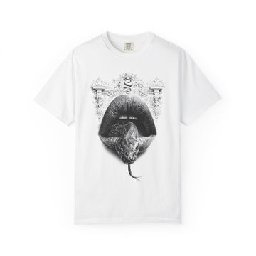 Slithering Kiss Lips & Serpent Mens ATOMYK Short Sleeve Tee