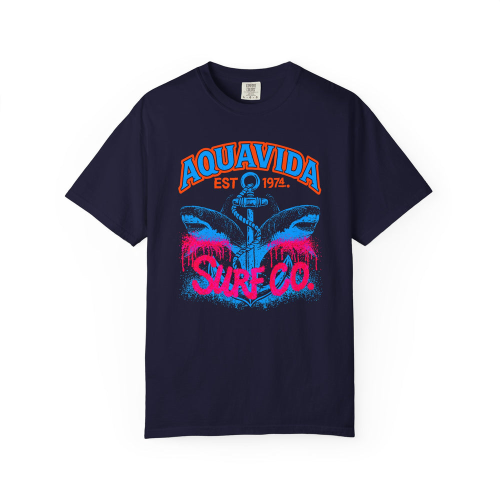 Aquavida Surf Co. Sharks Mens AQUAVIDA Short Sleeve Tee