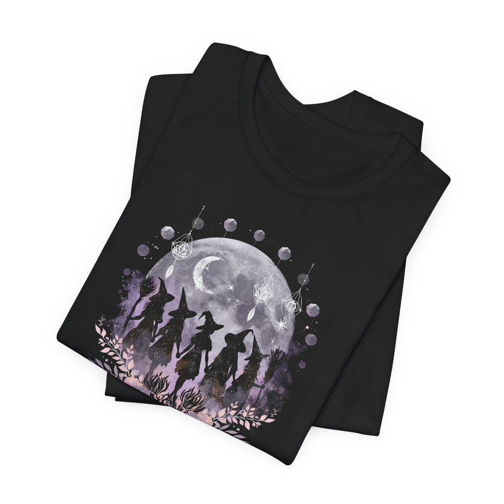 Dancing Witches Coven Moonlight Women's Halloween Classic Fit Tee