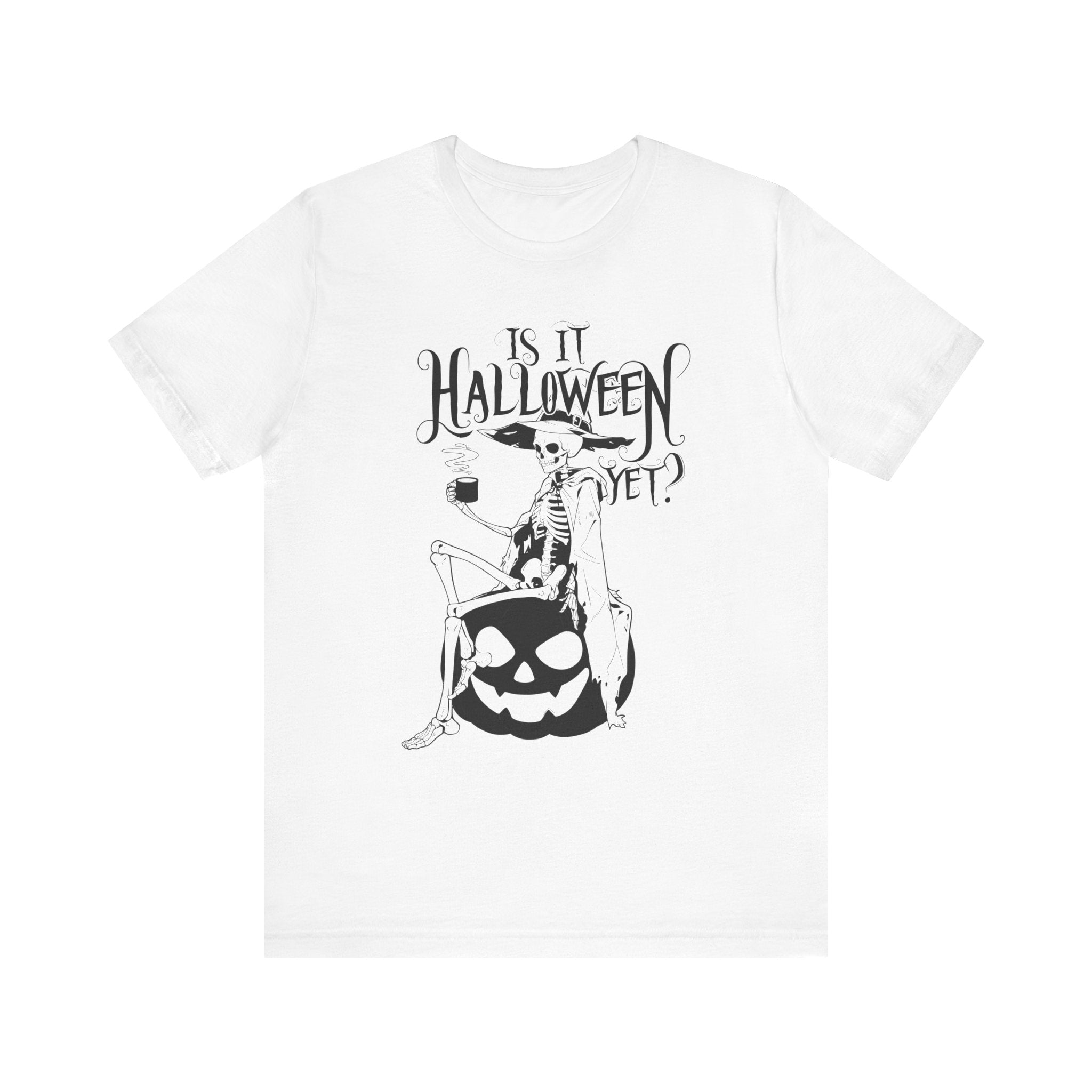 Is It Halloween Yet Witch Pumpkin Womens Halloween Booteek Jersey Short Sleeve Tee