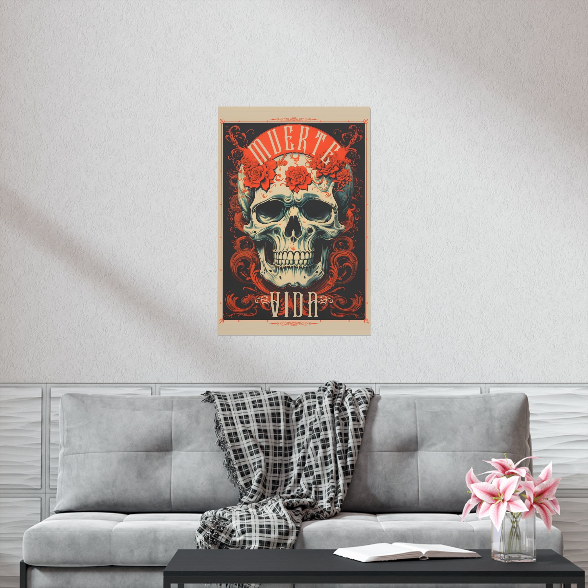 Muerte Vida Mortal Lux Premium Matte Vertical Poster