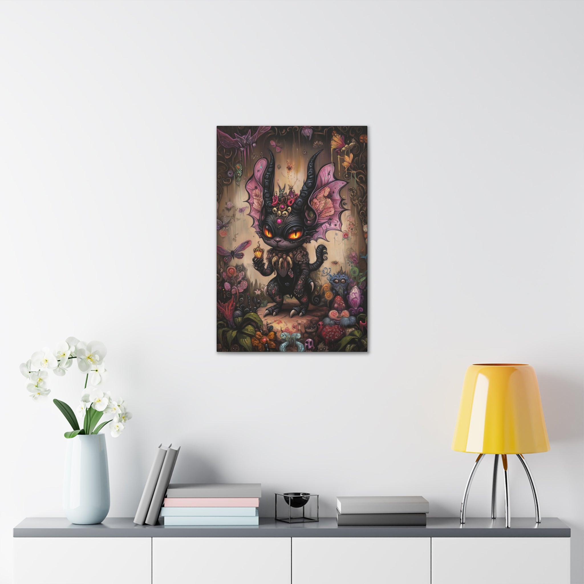 Dwelling In The Deep Dark Canvas Print