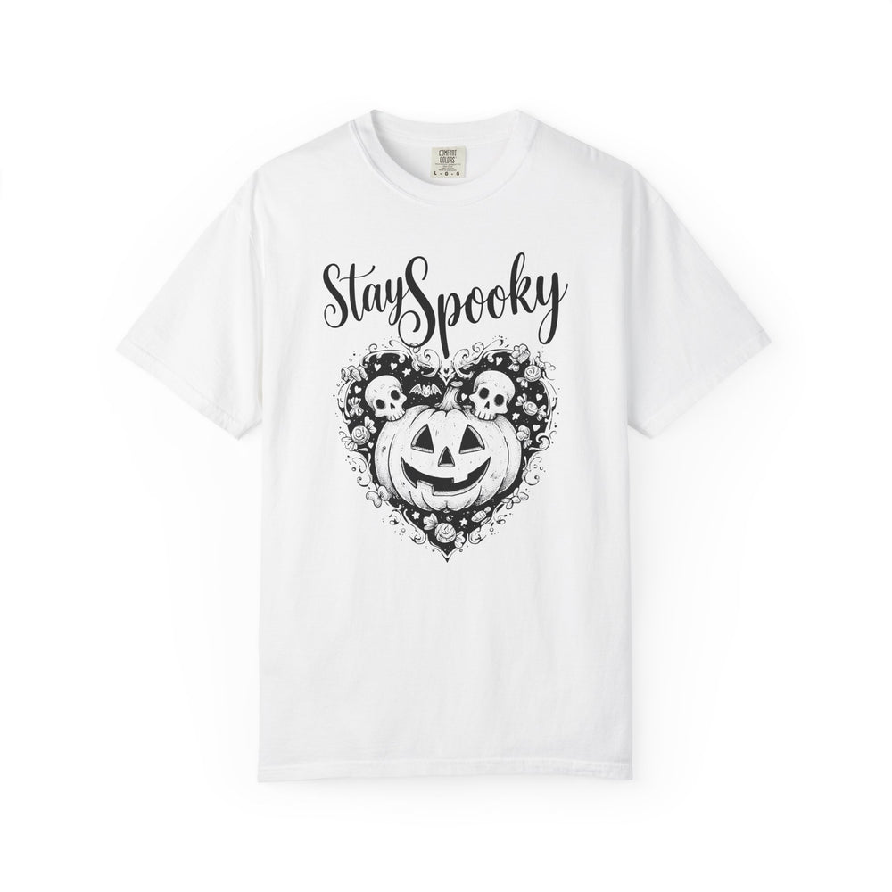 Stay Spooky Womens WUNDERLAND Backyard Dept Halloween Booteek Short Sleeve Tee