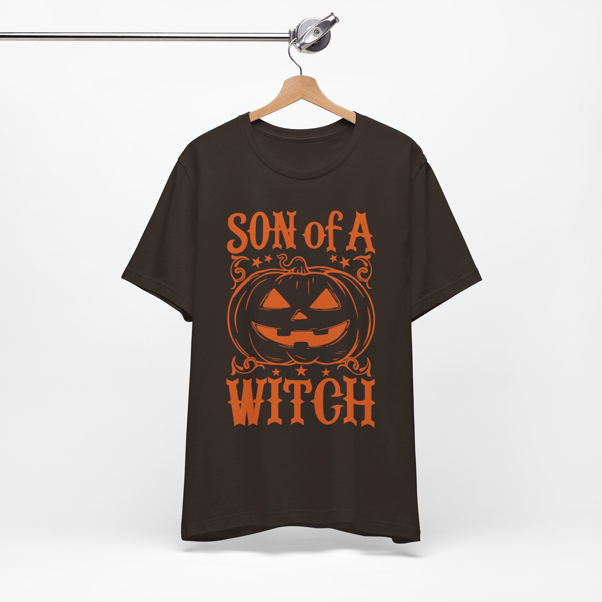 Son Of A Witch Light Art Mens Halloween Booteek Jersey Short Sleeve Tee