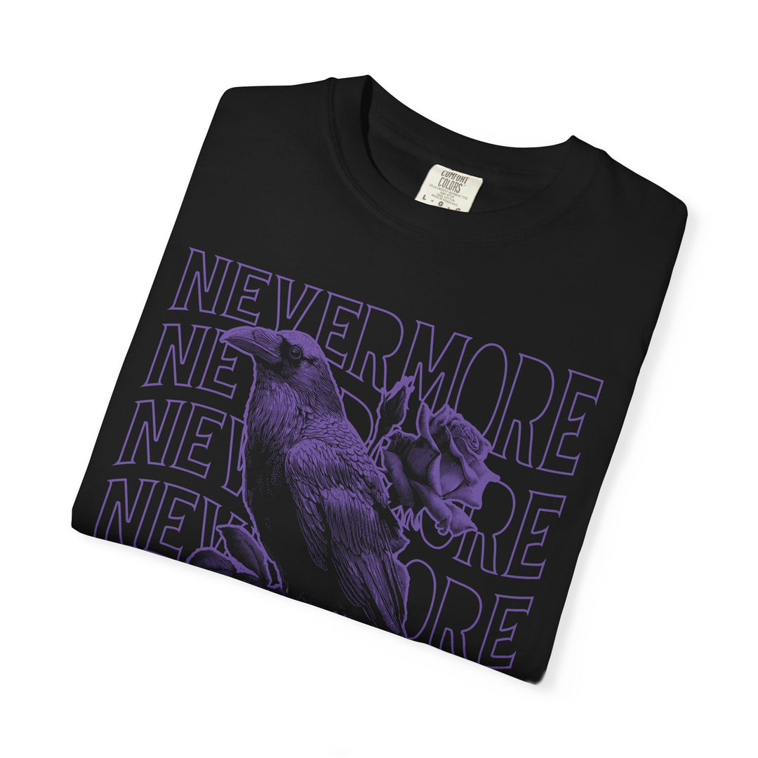 Nevermore Raven Skull Mens WUNDERLAND Halloween Booteek Short Sleeve Tee