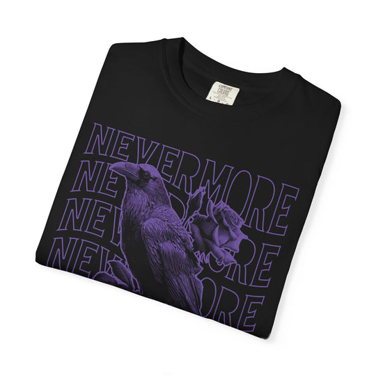 Nevermore Raven Skull Mens WUNDERLAND Halloween Booteek Short Sleeve Tee