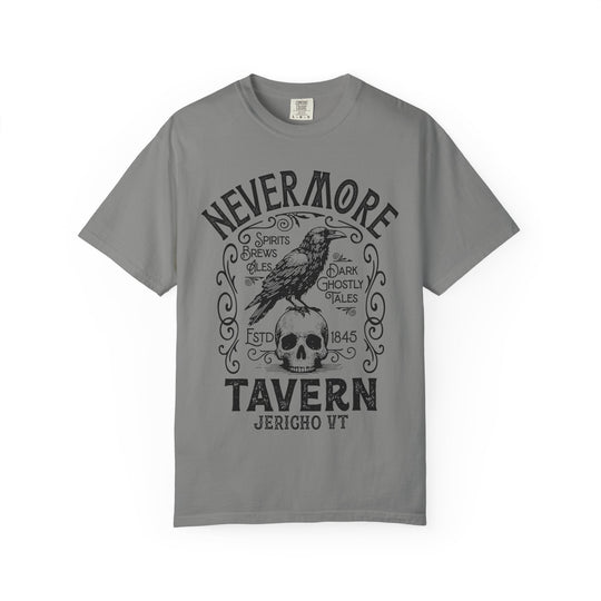 Nevermore Tavern Mens WUNDERLAND Backyard Dept Halloween Booteek Short Sleeve Tee