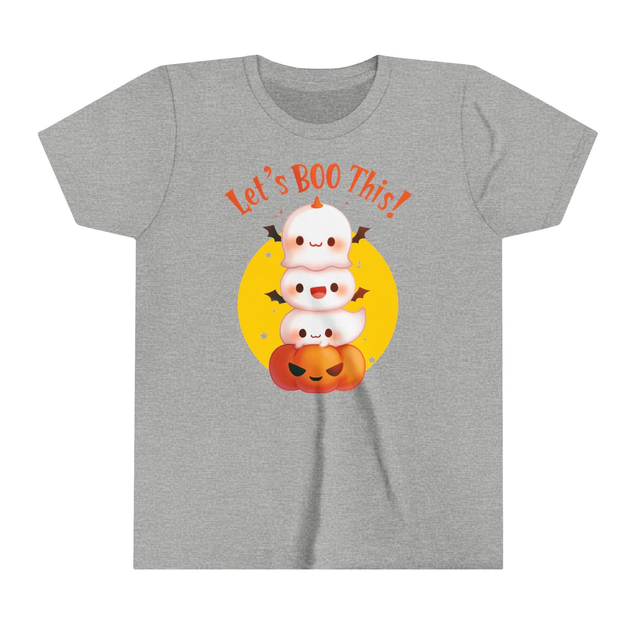 Let's Boo This! Girls Halloween Short Sleeve Tee