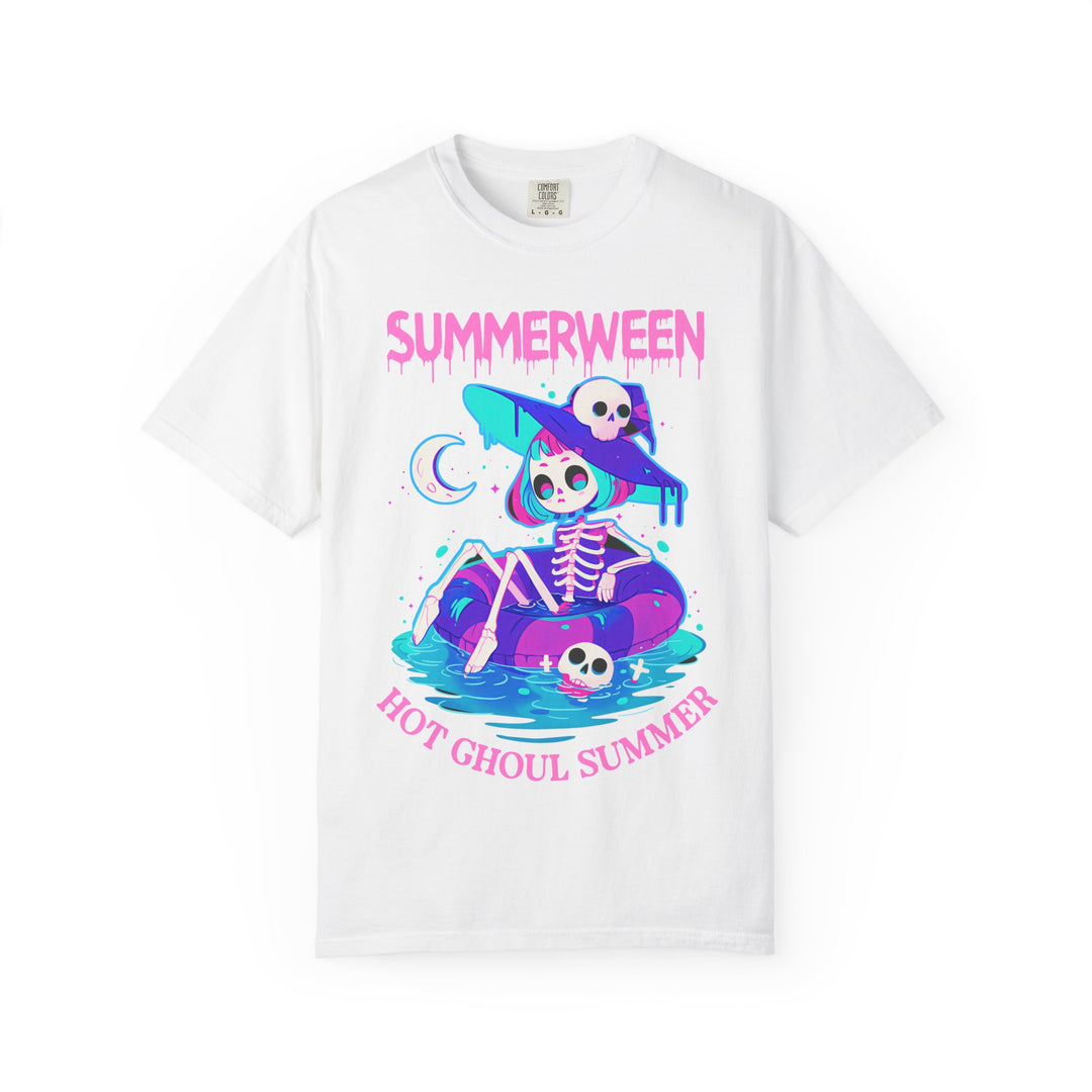 Summerween Hot Ghoul Summer Womens WUNDERLAND Backyard Dept Halloween Booteek Short Sleeve Tee