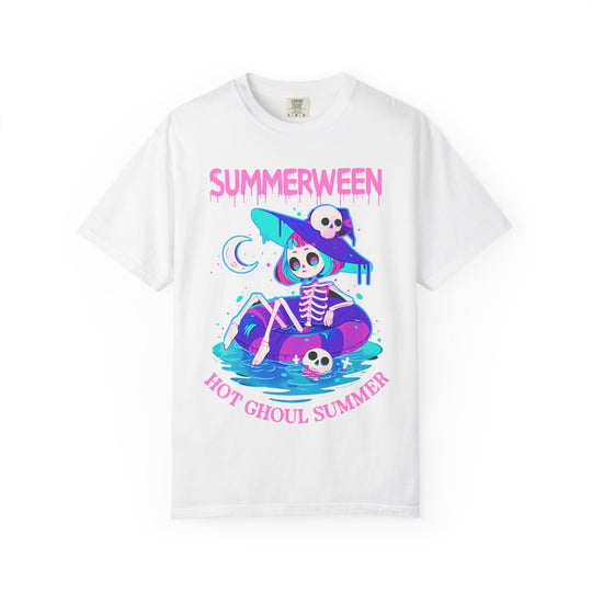 Summerween Hot Ghoul Summer Womens WUNDERLAND Backyard Dept Halloween Booteek Short Sleeve Tee