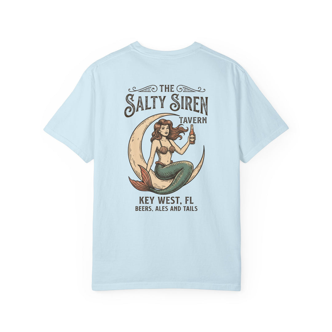 Salty Siren Tavern Mens AQUA VIDA Short Sleeve Tee