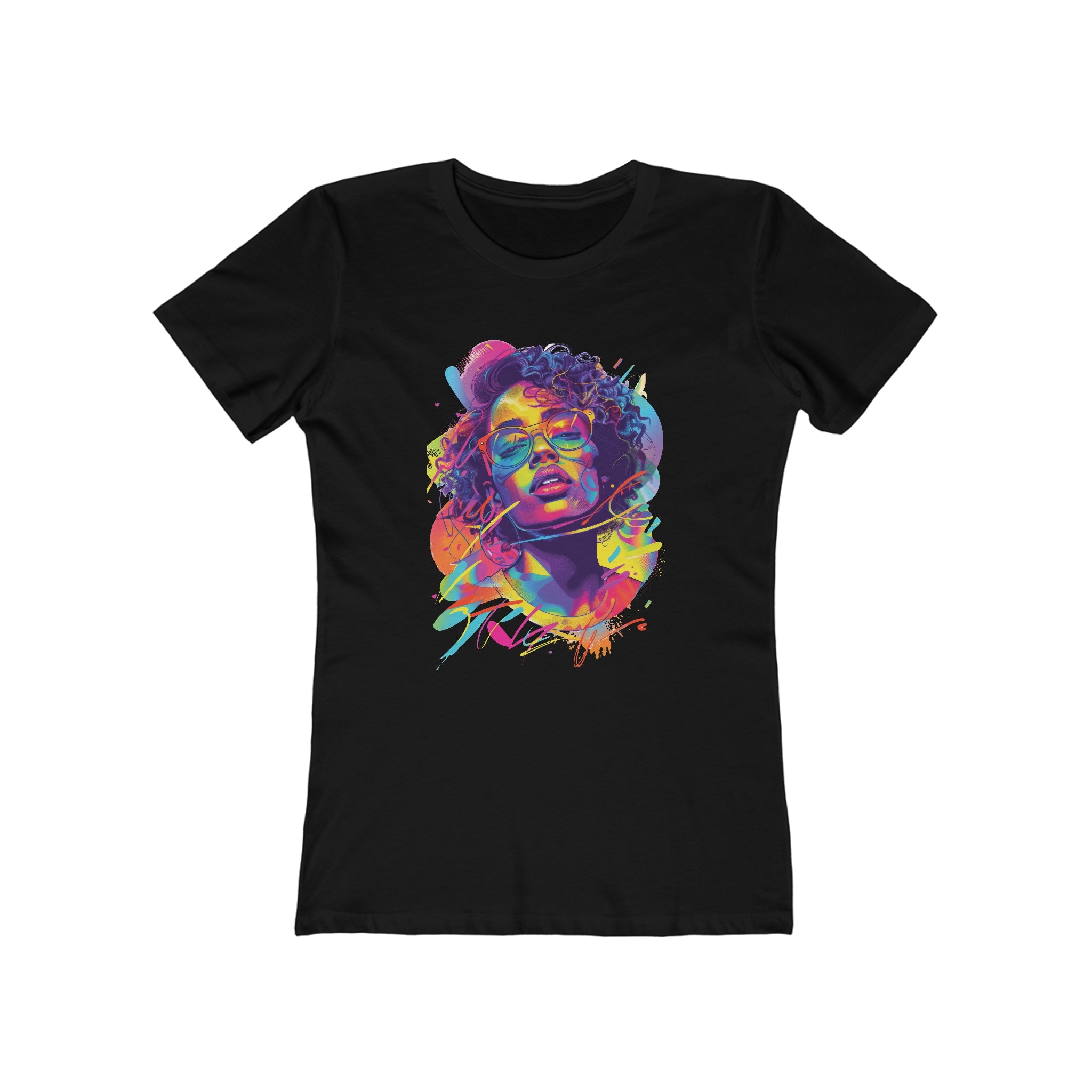 Scribble Gaze Womens L'Atomique Graphic Tee