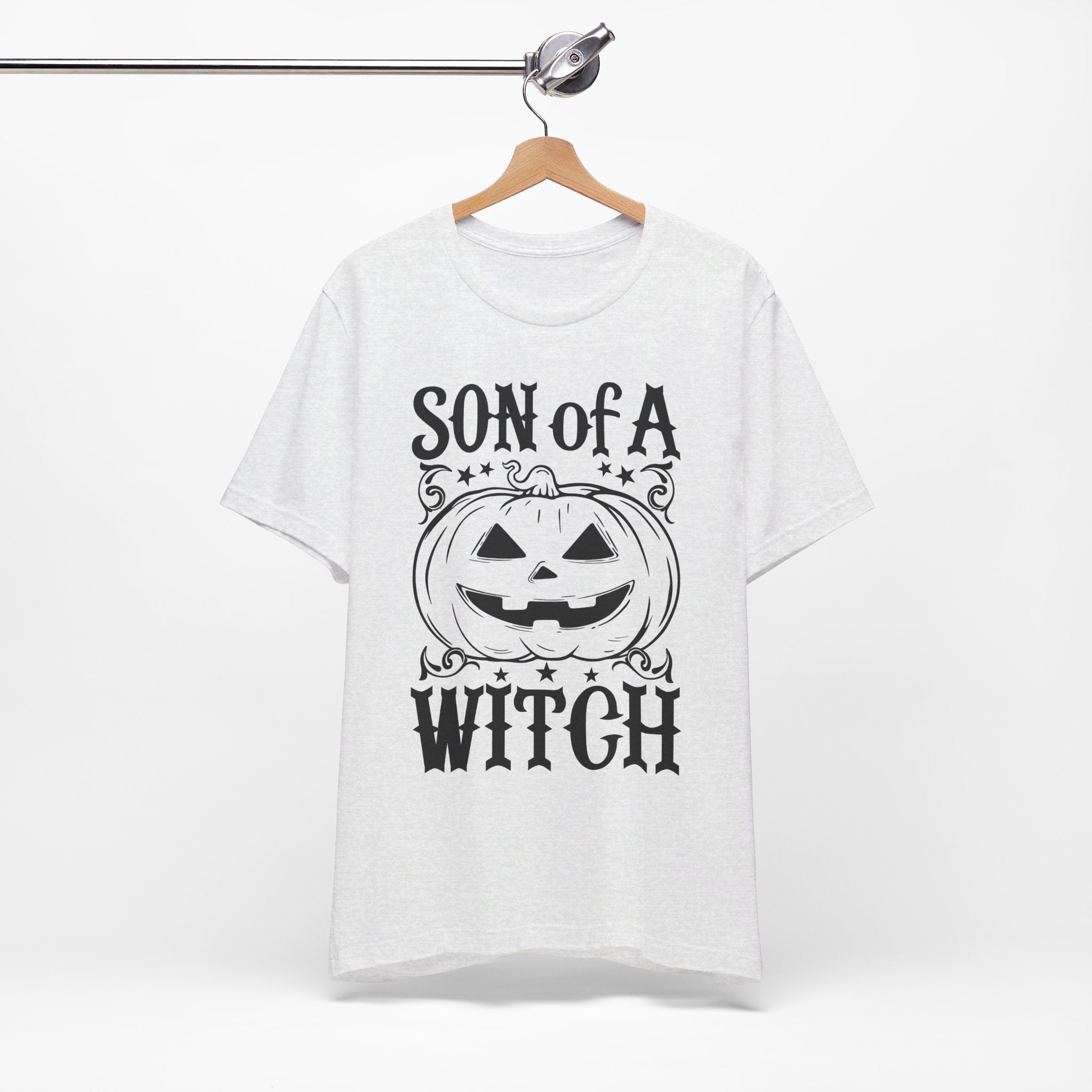 Son Of A Witch Dark Mens Halloween Booteek Jersey Short Sleeve Tee