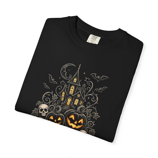 Keep It Spooky Haunted House Womens WUNDERLAND Halloween Booteek Short Sleeve Tee