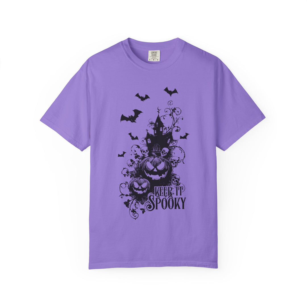 Keep It Spooky House Womens WUNDERLAND Backyard Dept Halloween Booteek Short Sleeve Tee