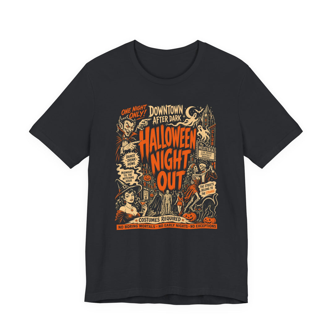 Halloween Night Out — Retro Spooky Poster Women&