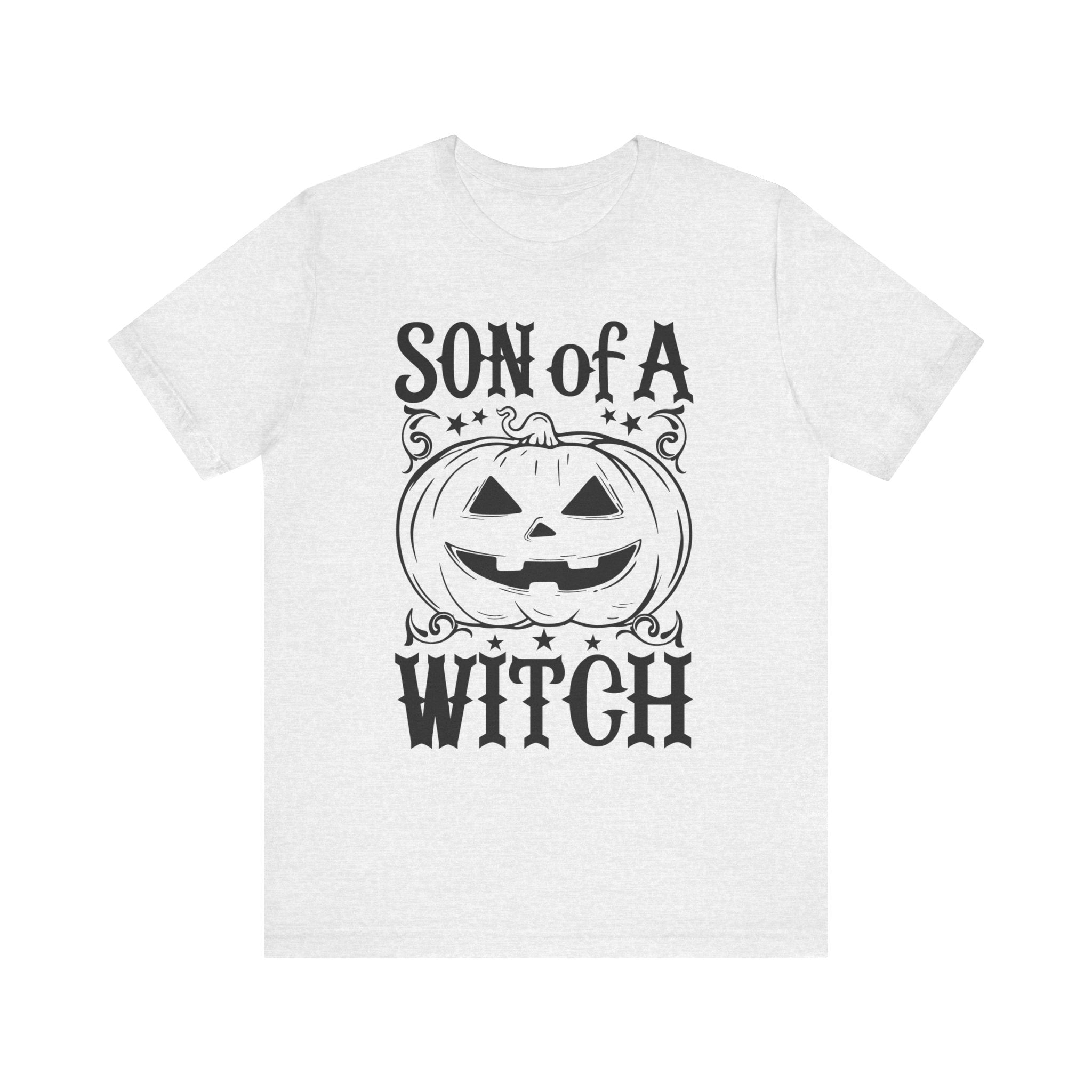 Son Of A Witch Dark Mens Halloween Booteek Jersey Short Sleeve Tee