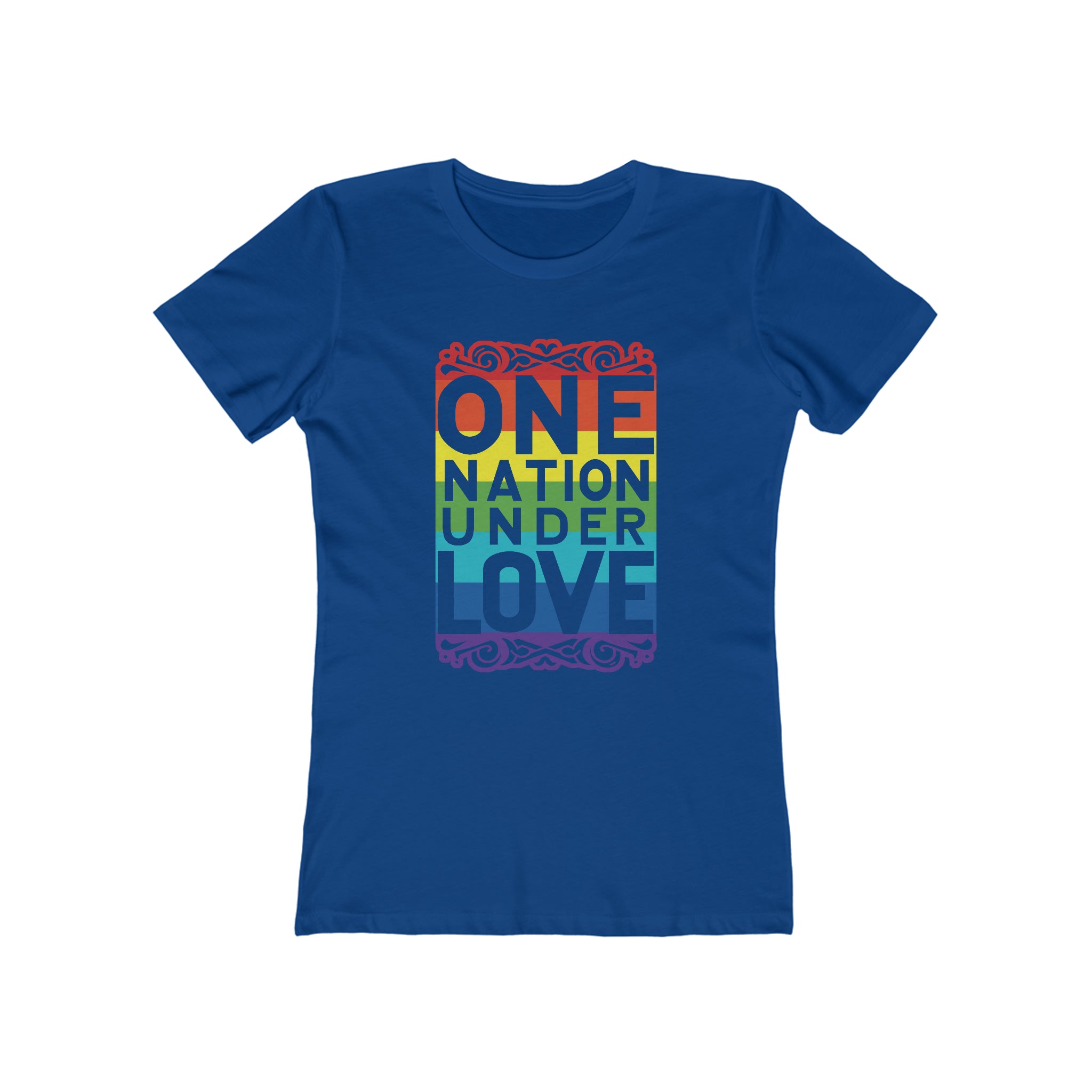 One Nation Under Love Womens Pride 24 Graphic Tee