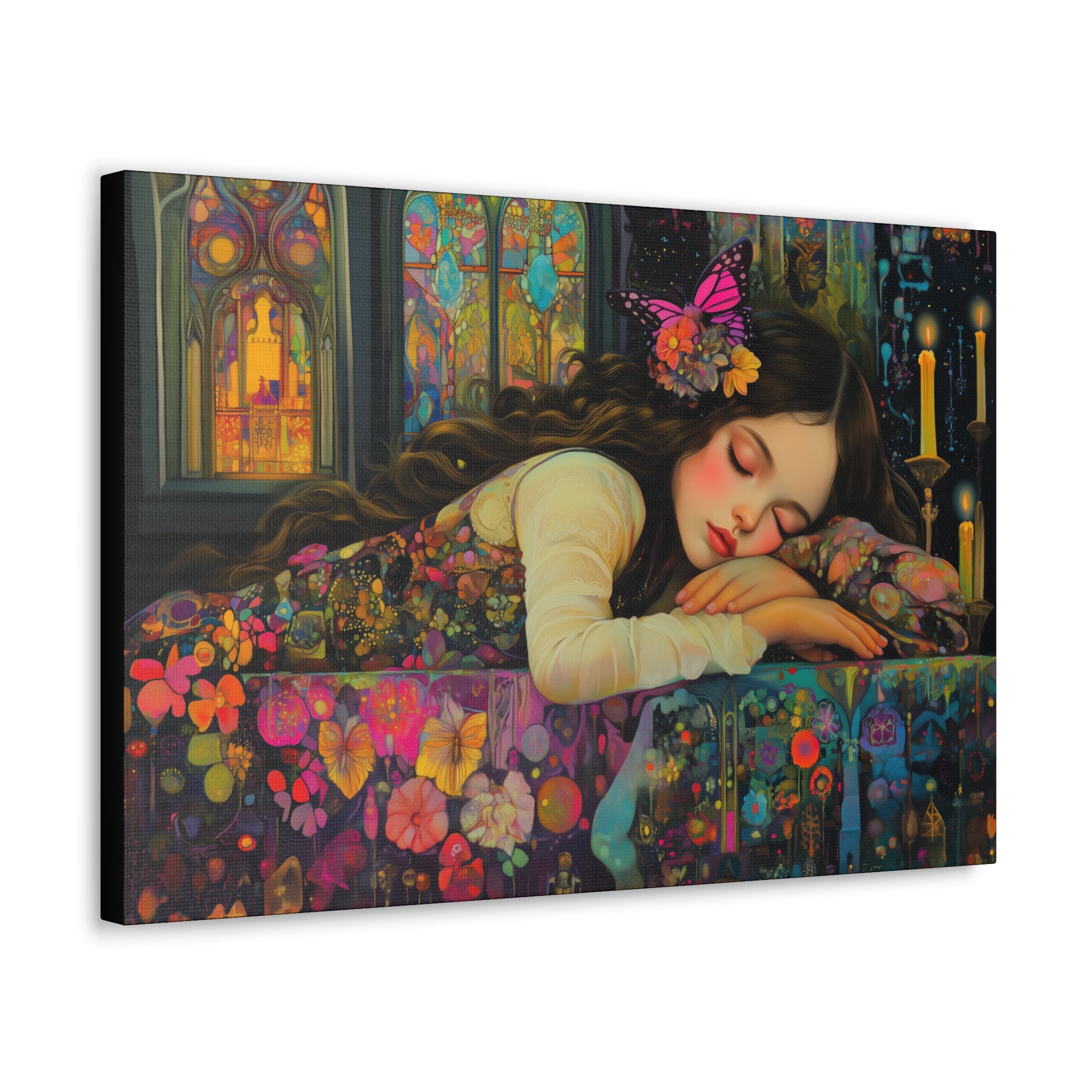 A Dream In Her Sleep Canvas Print