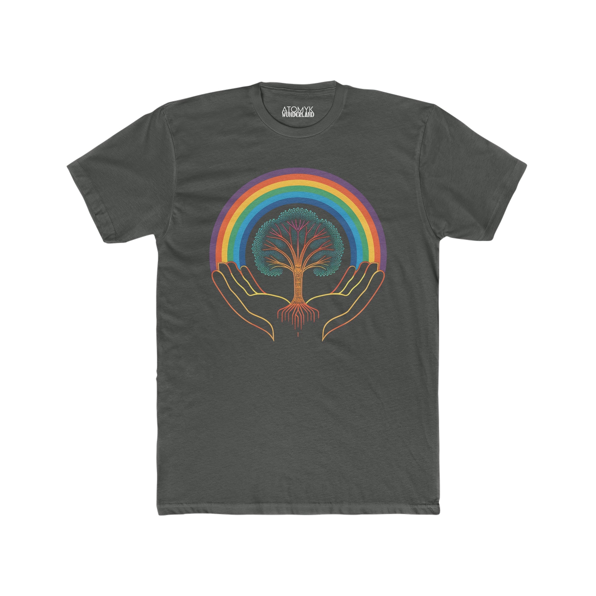 Earth Heals Mens Wunderland Graphic Tee