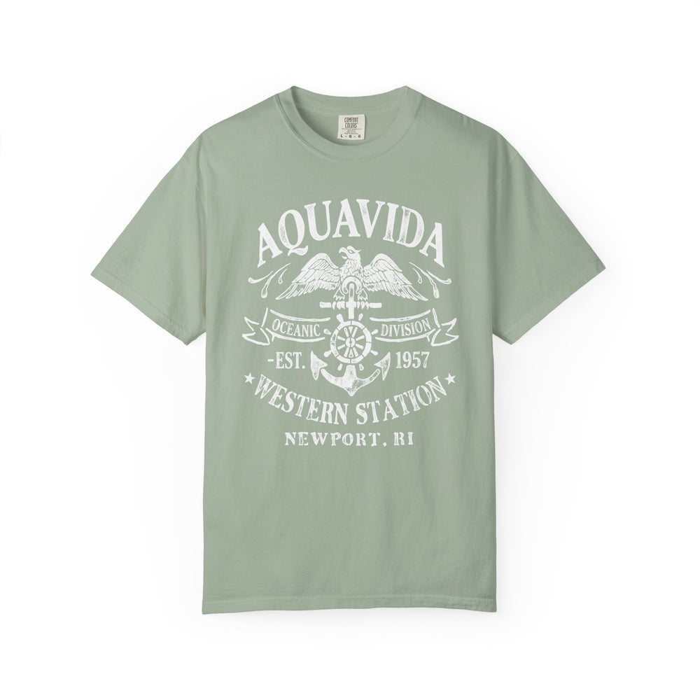 Western Station Mens AQUA VIDA Short Sleeve Tee
