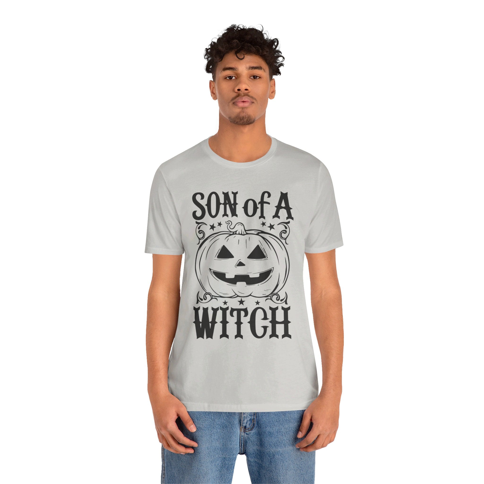 Son Of A Witch Dark Mens Halloween Booteek Jersey Short Sleeve Tee