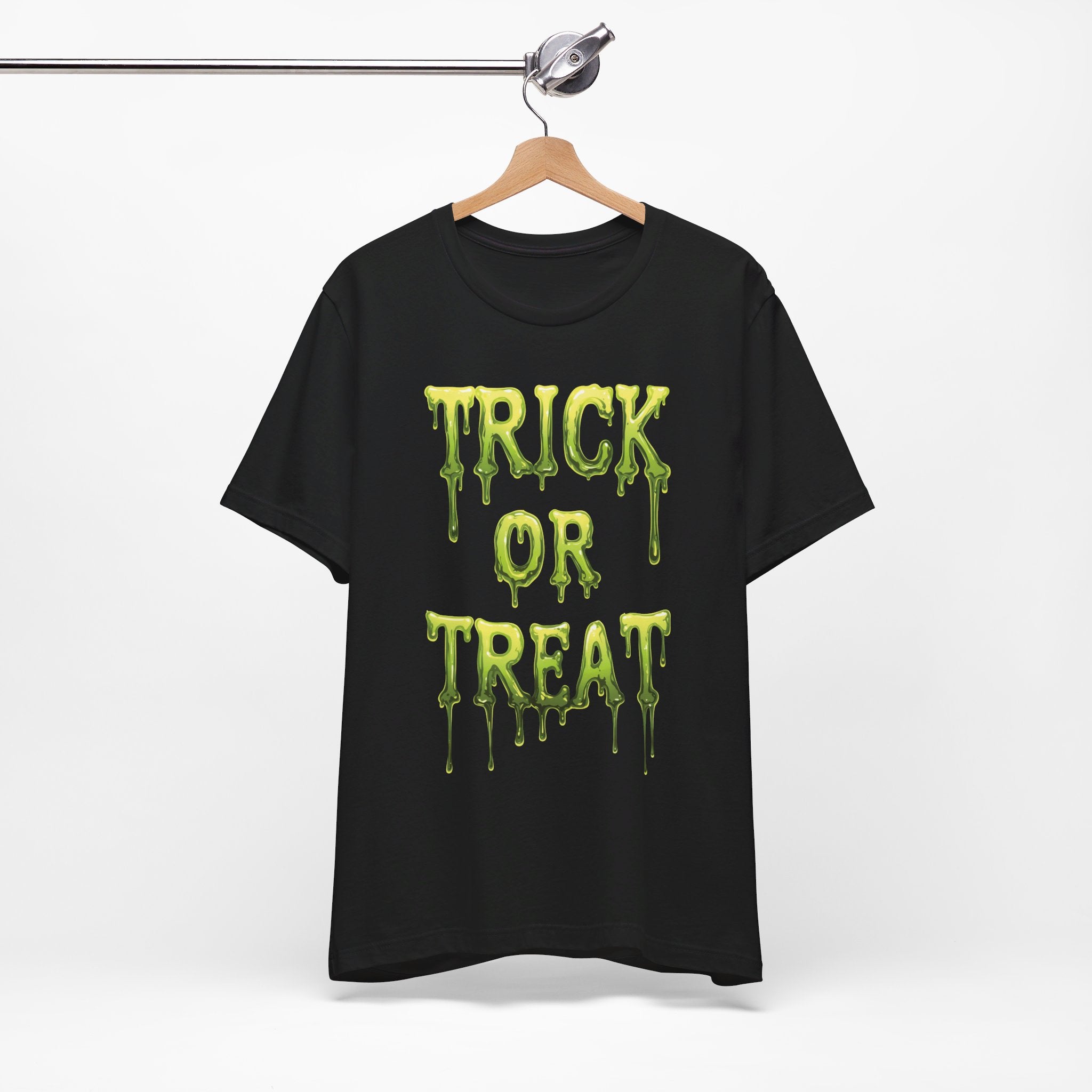 Trick Or Treat Dripping Mens Halloween Booteek Jersey Short Sleeve Tee