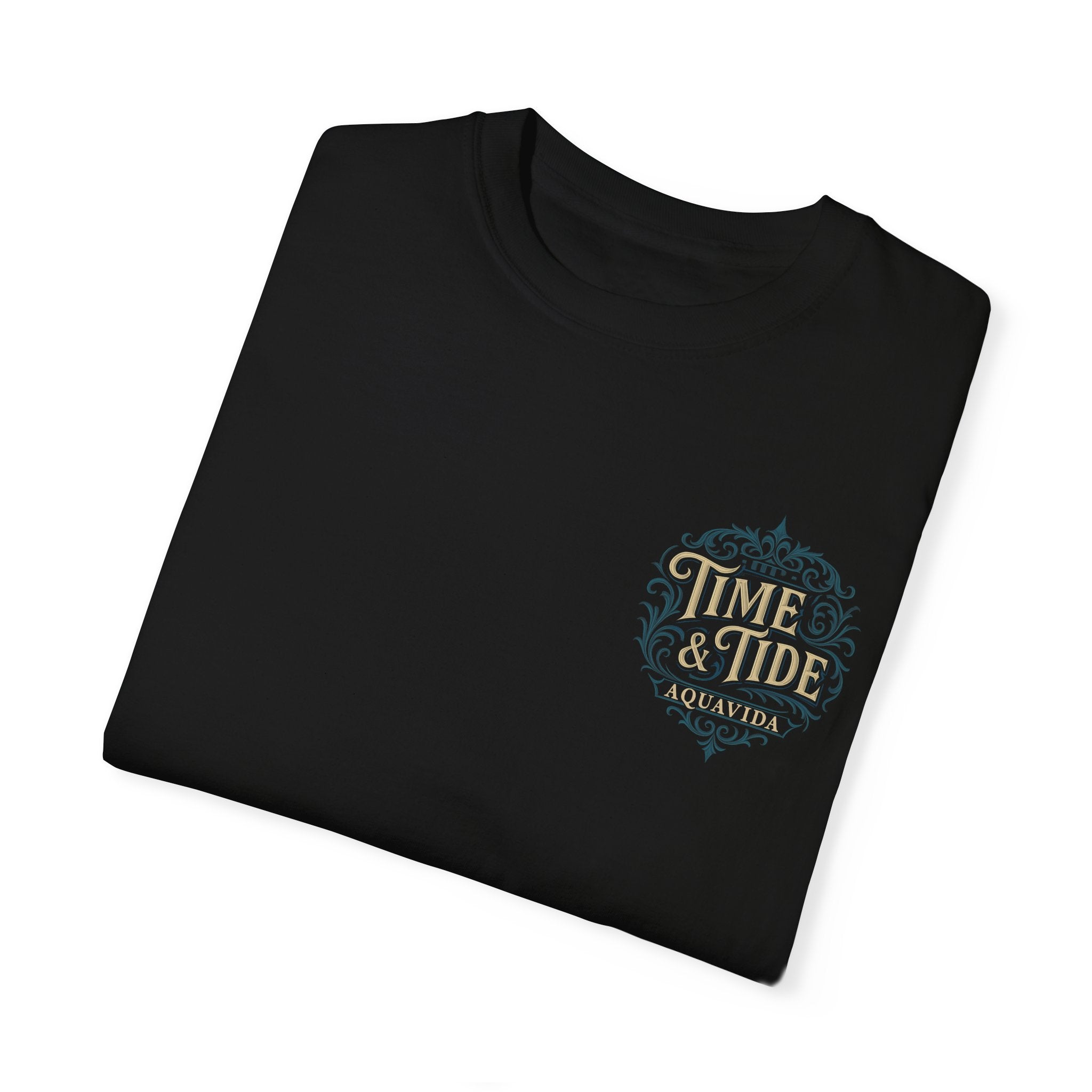 TIME & TIDE Mermaid Hourglass Mens AQUA VIDA Short Sleeve Tee