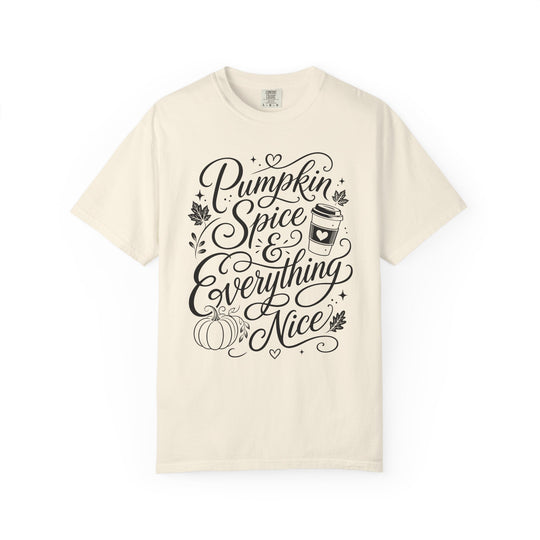 Pumpkin Spice &amp; Everything Nice Womens WUNDERLAND Halloween Booteek Short Sleeve Tee