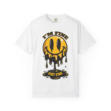 I'm Fine Happy Face Mens ATOMYK Short Sleeve Tee