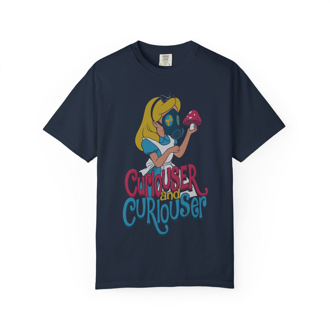 CURIOUSER & CURIOUSER Vintage Mens ATOMYK Short Sleeve Tee
