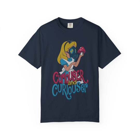 CURIOUSER & CURIOUSER Vintage Mens ATOMYK Short Sleeve Tee