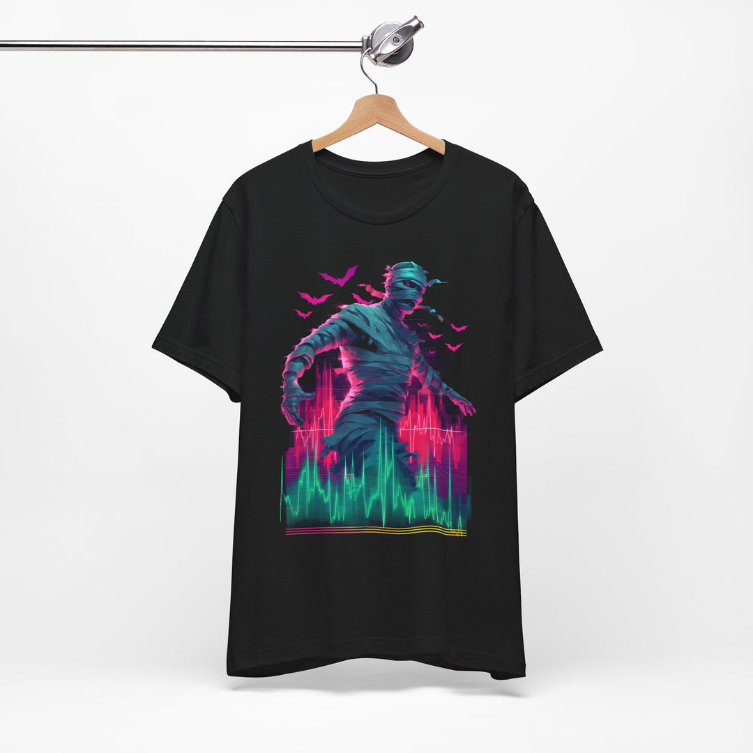 DARKWAVE MUMMY Mens WUNDERLAND Backyard Dept Halloween Booteek Soft Cotton Jersey Short Sleeve Tee