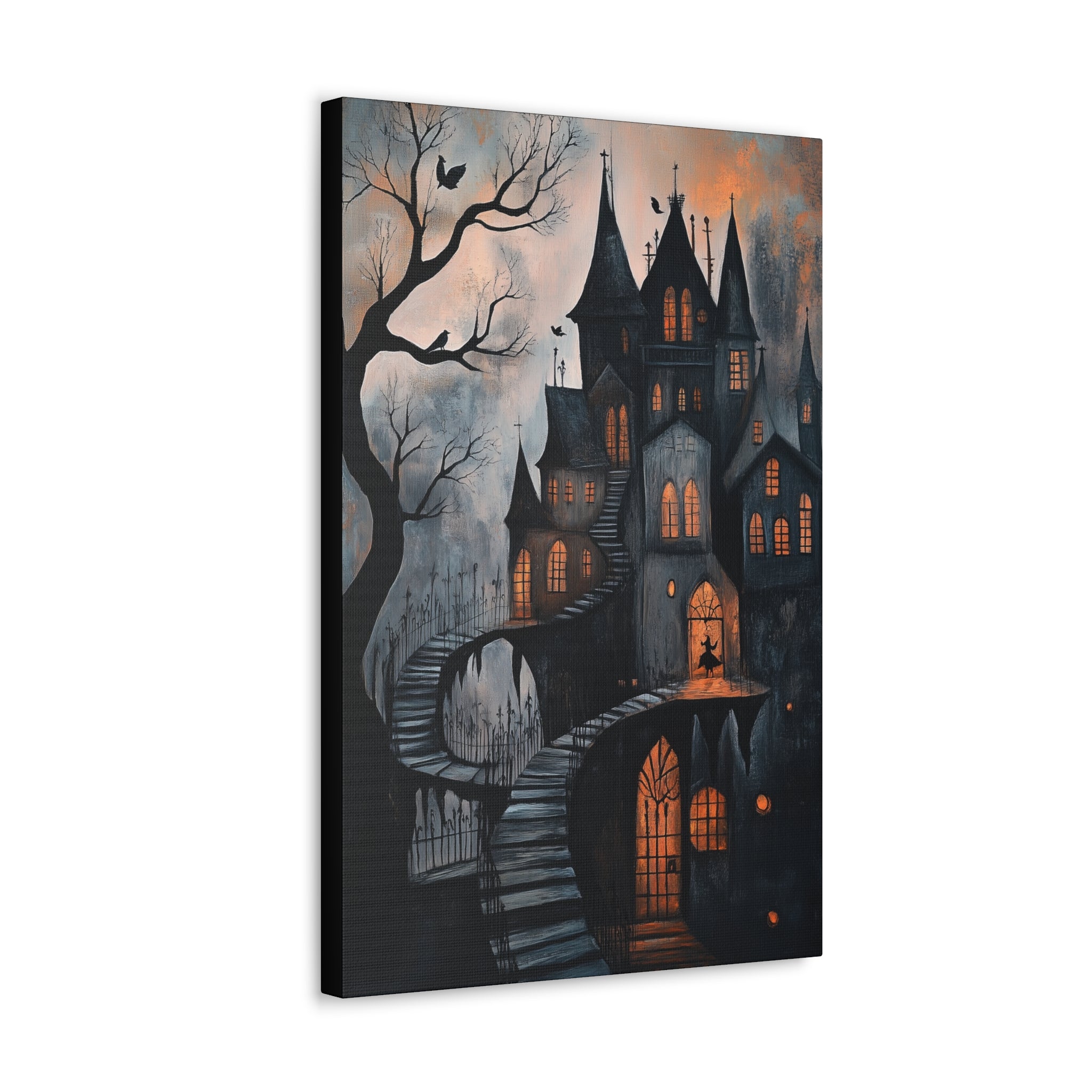 Shadow Town Canvas Print