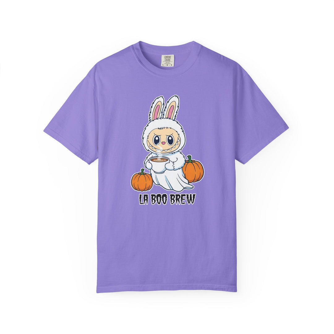 La Boo Brew Womens WUNDERLAND Backyard Dept Halloween Booteek Short Sleeve Tee