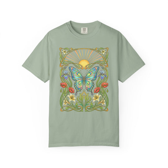 Spring Butterfly Womens L'Atomique Relaxed Fit Comfort Colors Graphic Tee