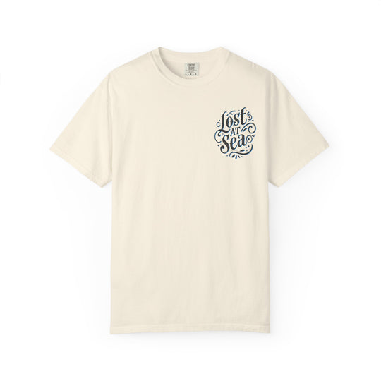 LOST AT SEA NAUTICAL COMPASS SKULLS Mens AQUA VIDA Short Sleeve Tee