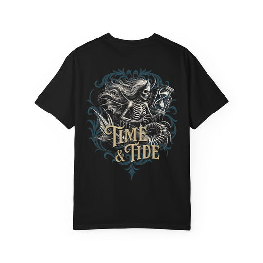 TIME & TIDE Mermaid Hourglass Mens AQUA VIDA Short Sleeve Tee