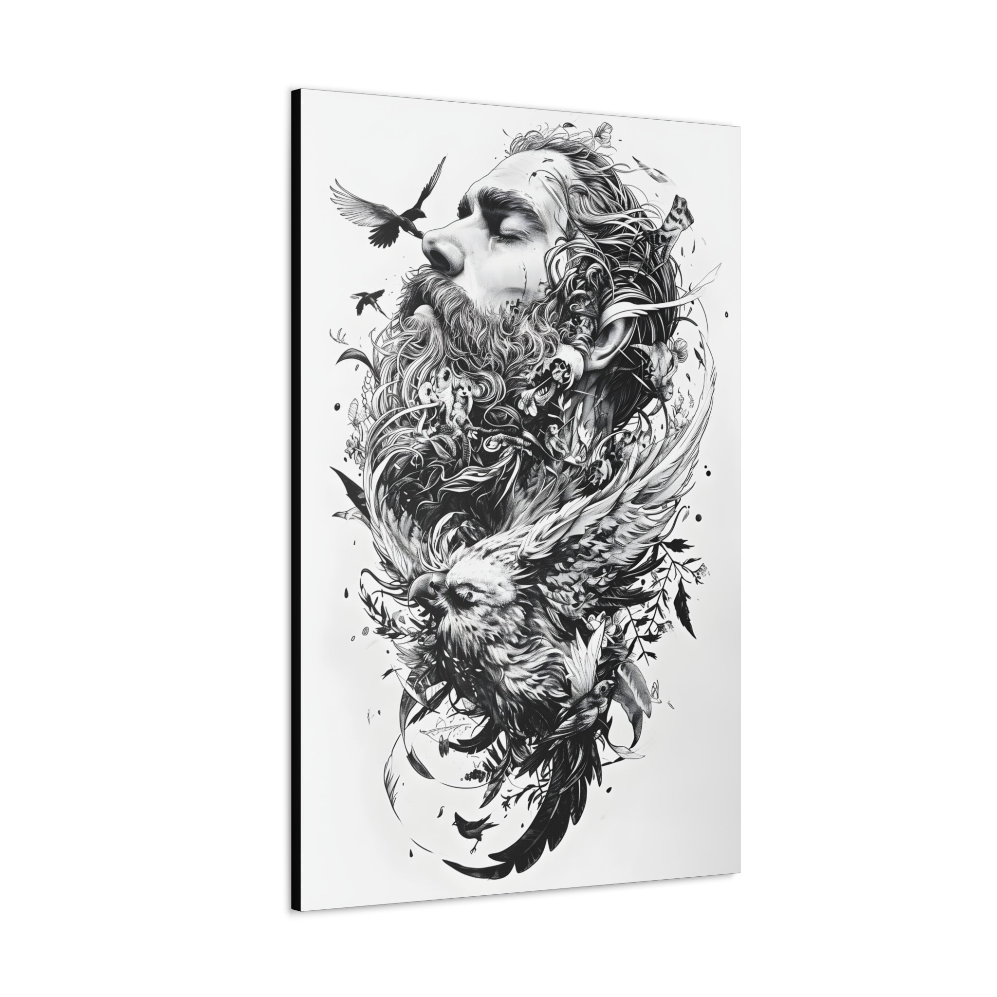 Of Wings and Talons Canvas Print