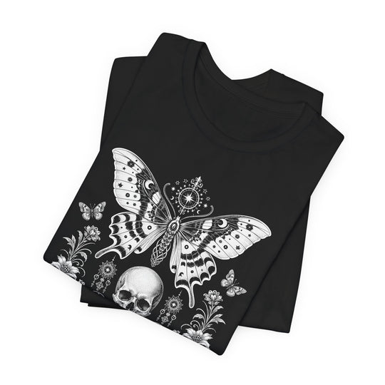 Mystical Skull Flora and Moth Women&