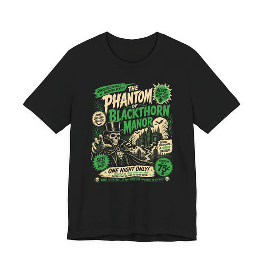 Phantom of Blackthorn Manor Horror Poster Men&