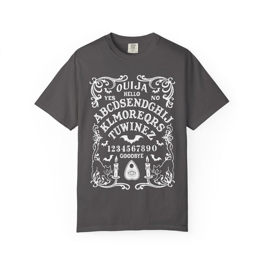 Spirit Board Message From Beyond Womens WUNDERLAND Backyard Dept Halloween Booteek Short Sleeve Tee