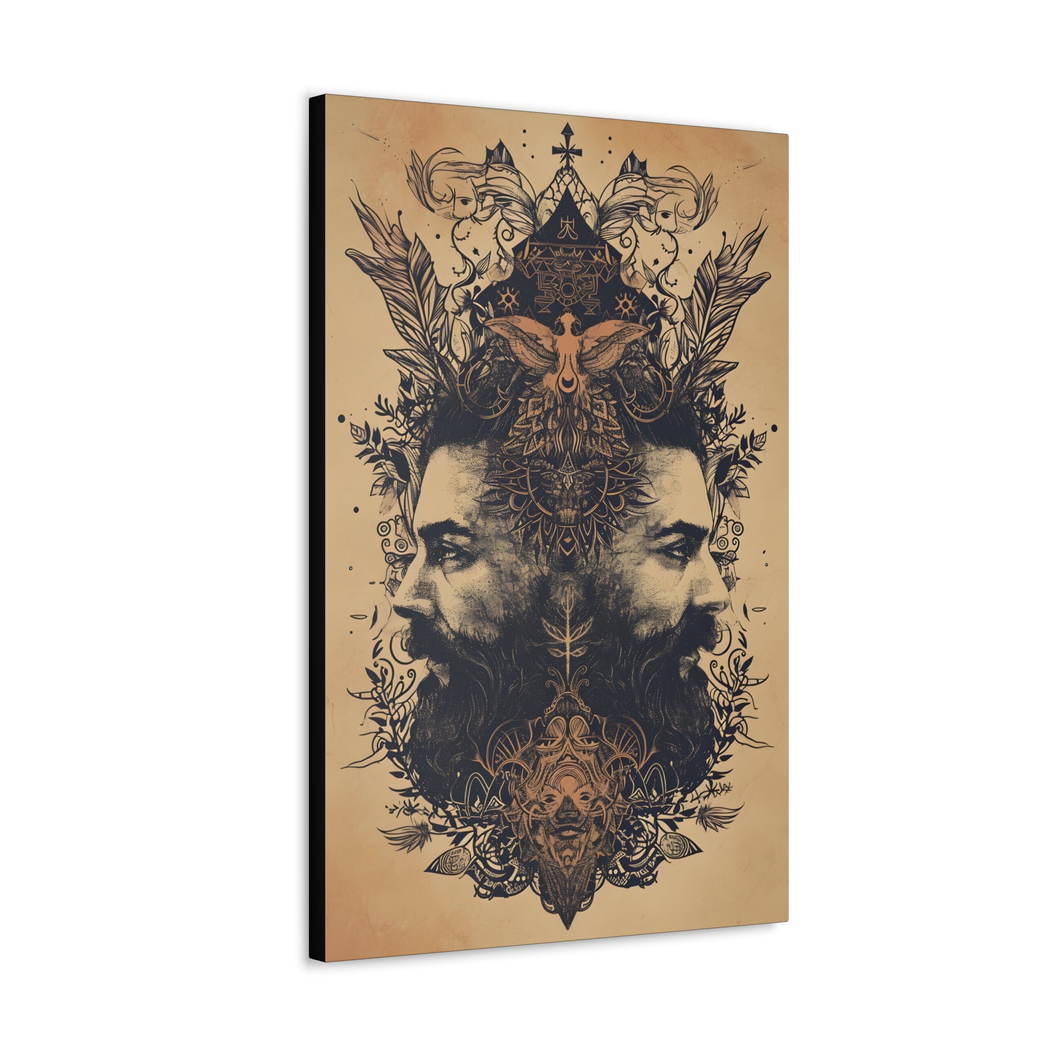 Dualing Duality Canvas Print