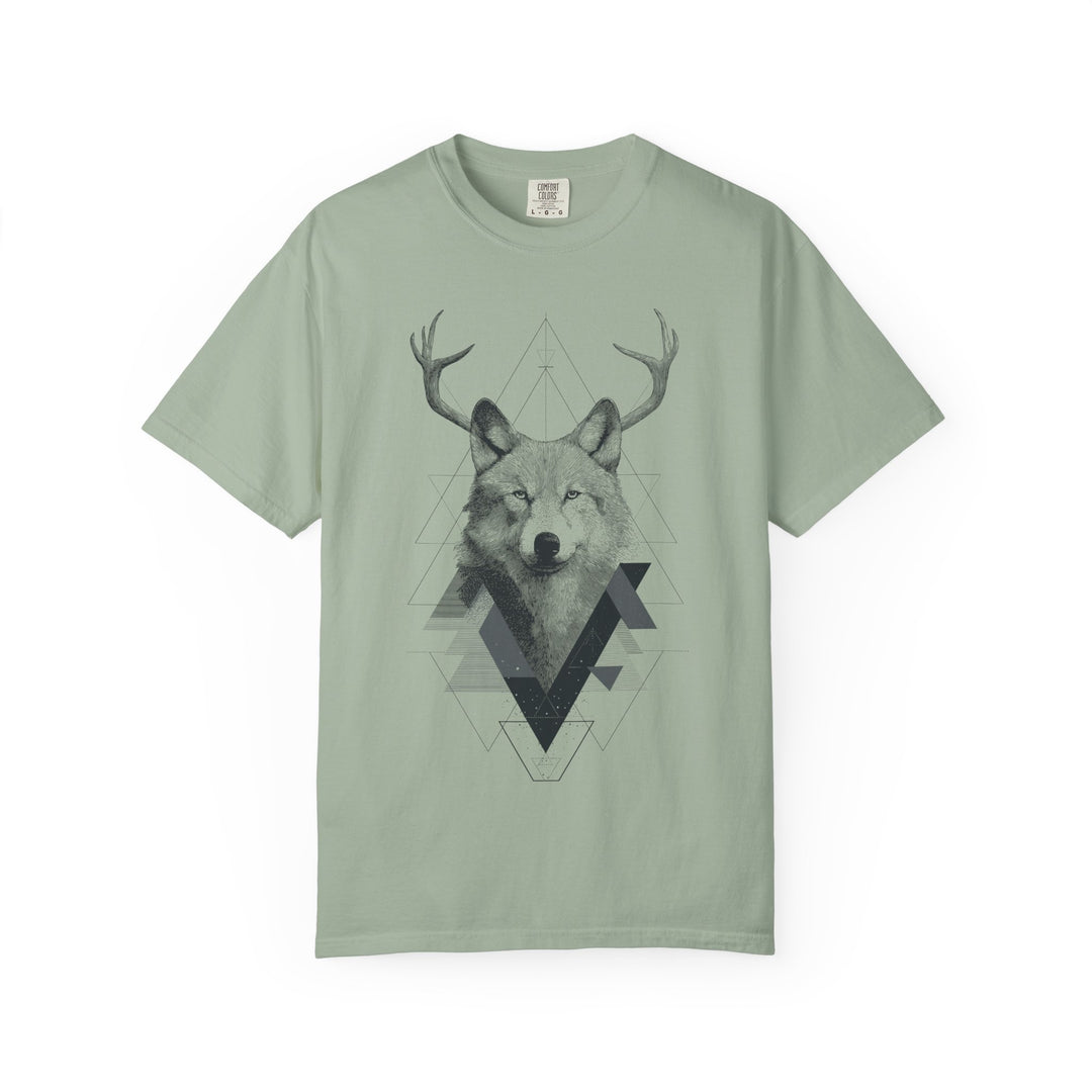 Geo Wolf Mens WUNDERLAND Vibes Short Sleeve Tee